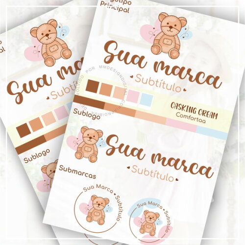 Kit Identidade Visual - Pronta Entrega Ursinho