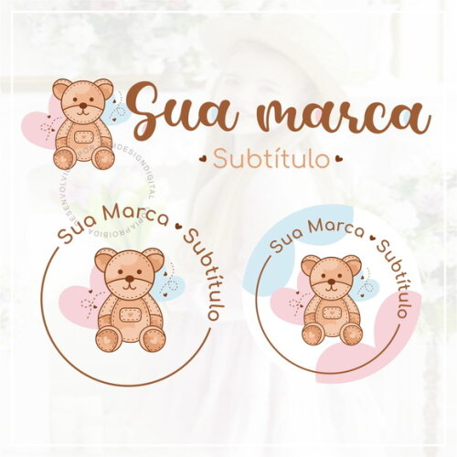 Kit Identidade Visual - Pronta Entrega Ursinho