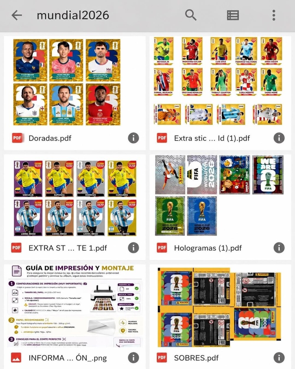 Album Copa do Mundo 2026