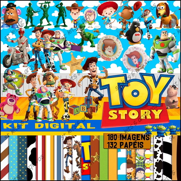 Super Kit Digital Toy Story 312 Elementos