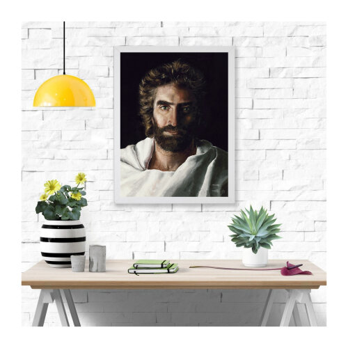 Quadro Jesus, O Príncipe Da Paz, Akiane, 45x60cm Tela Canvas