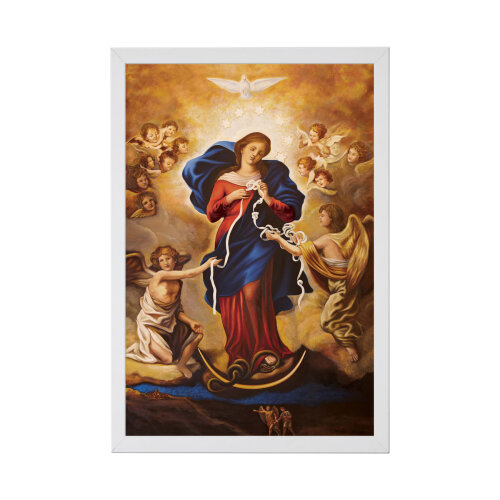 Quadro Nossa Senhora Desatadora dos Nós, 40x60cm Tela Canvas
