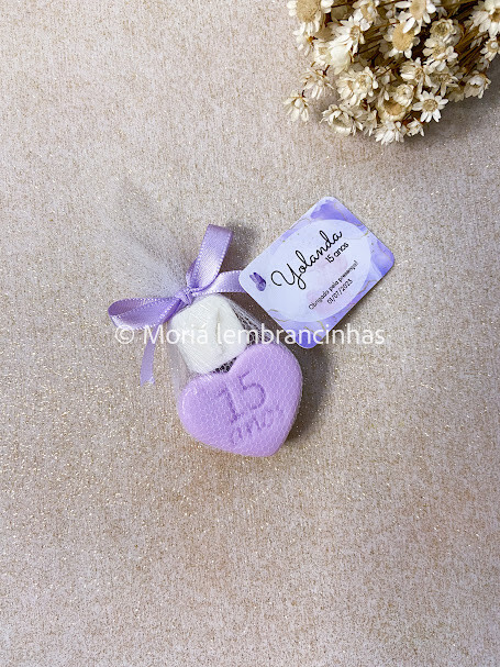 Lembrancinha Sabonete Personalizado 15 Anos