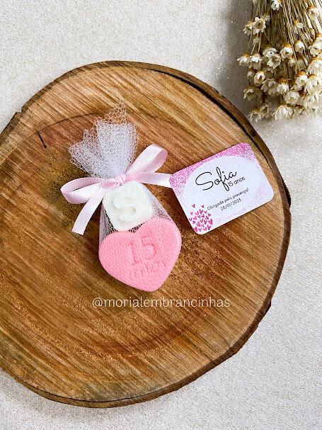 Lembrancinha Sabonete Personalizado 15 Anos