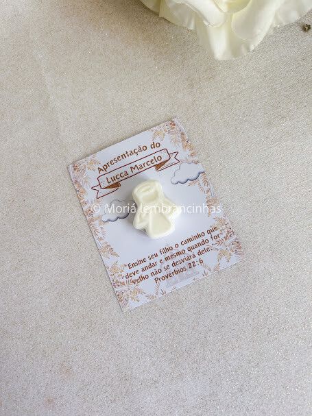 Lembrancinha Sabonete Personalizado Batizado Consagração