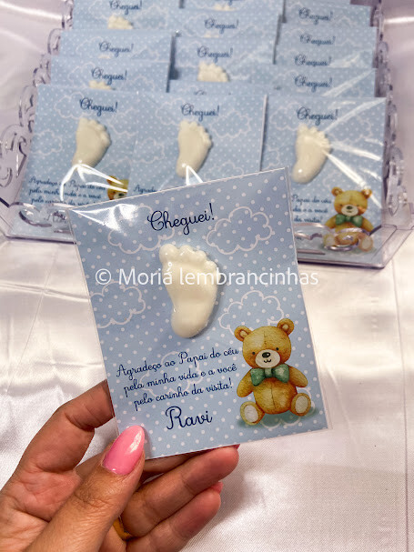 Lembrancinha Sabonete Personalizado Pezinho