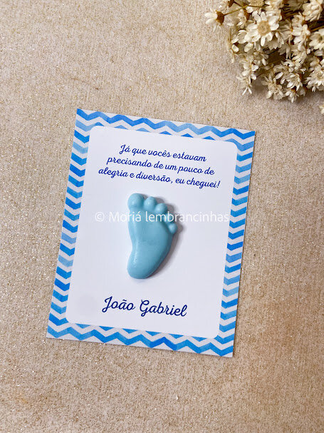 Lembrancinha Sabonete Personalizado Pezinho