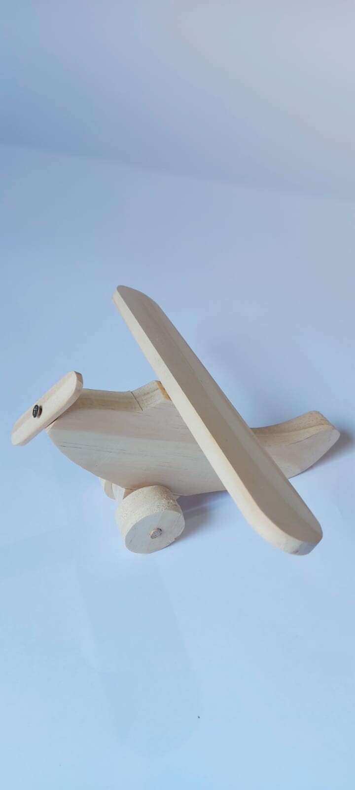 Avião de madeira Pinus