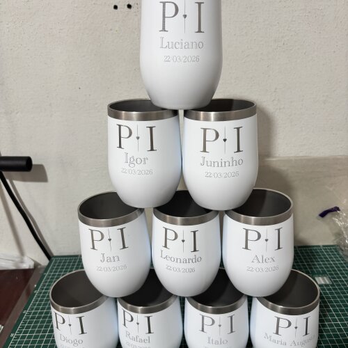 Copos Térmicos Personalizados - Gravação a Laser