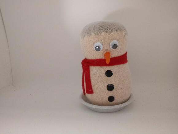 Boneco de Neve Ecológico Promoção do Dia
