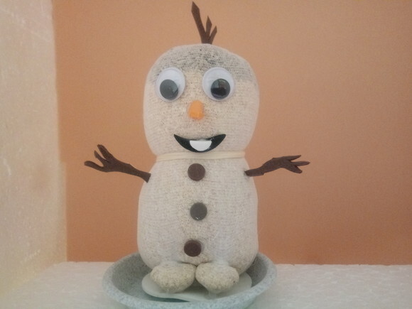 Boneco de Neve Ecológico Promoção do Dia