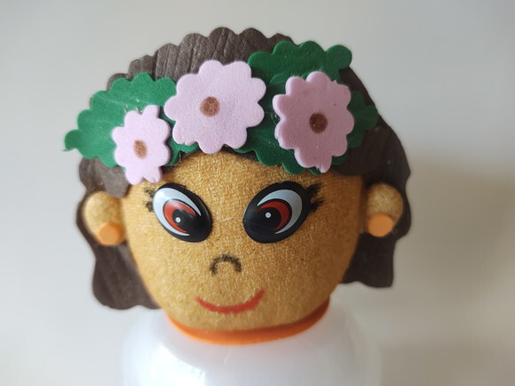 Boneco Ecológico  Cresce o Cabelo