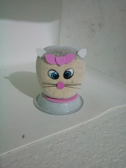 Boneco Ecológico Gatinha Marie
