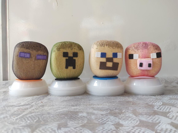 Minecraft Mini Ecológico Brinde Cresce Grama