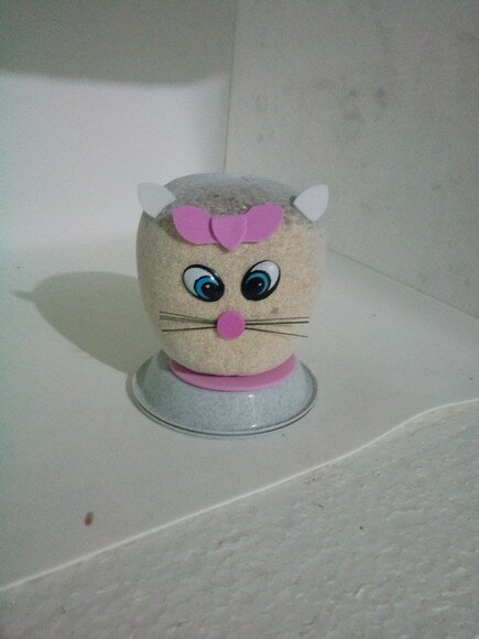 Boneco Ecológico Gatinha Marie