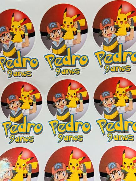 Adesivo para Copo Pokemon
