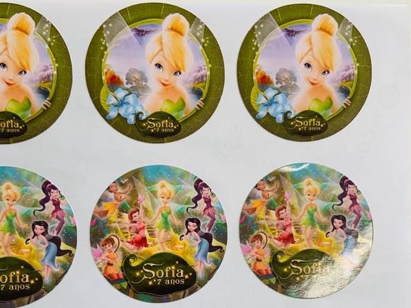 Adesivo para latinha Tinker Bell