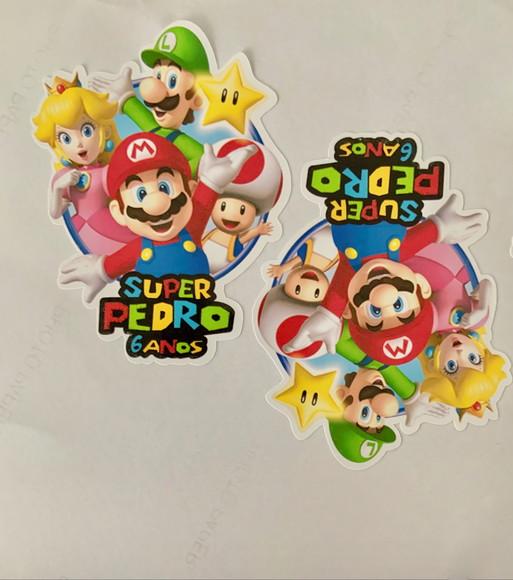 Adesivo para Sacolinha Mario