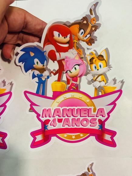 Adesivo para Sacolinha Amy Rose