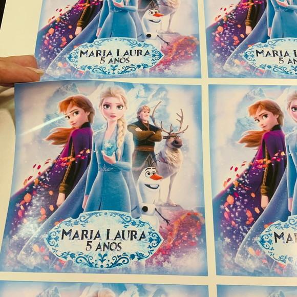 Adesivo para Sacolinha Frozen 2
