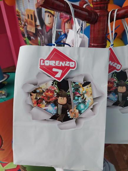 Adesivo para Sacolinha Roblox