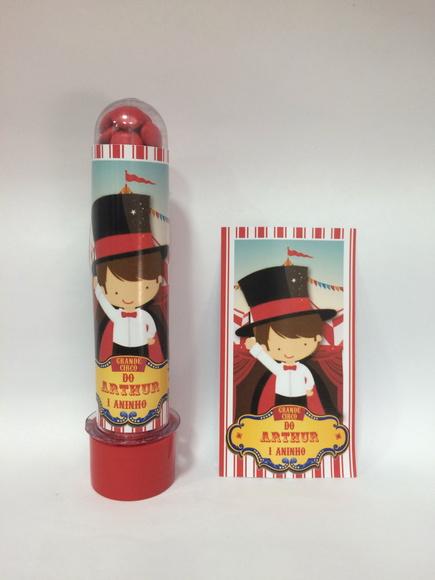 Adesivo para Tubete Circo