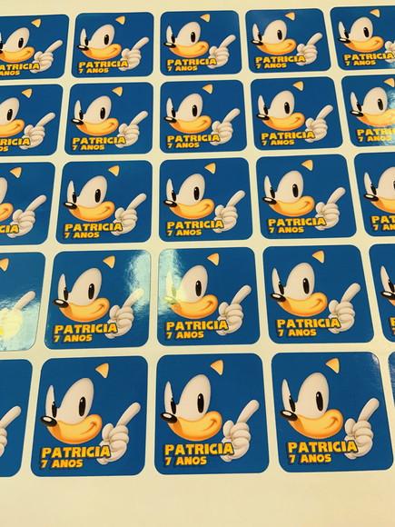 Adesivo Sonic para Caixa Acrílica