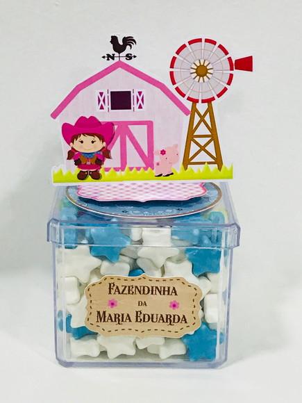 Aplique 3D Fazendinha Menina 2