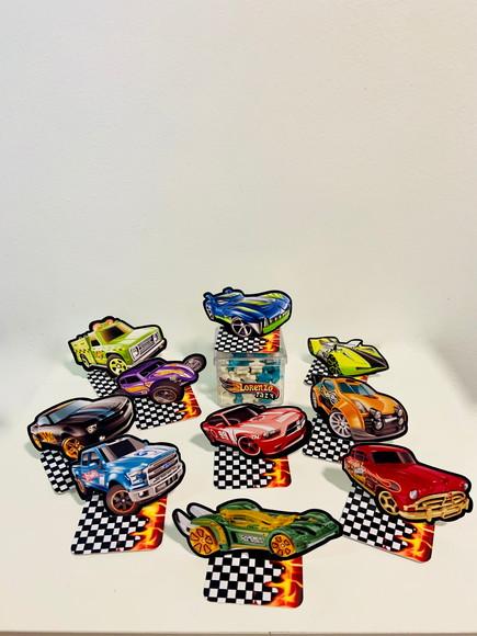 Aplique 3d Hot Wheels
