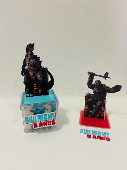 Aplique 3d Godzilla