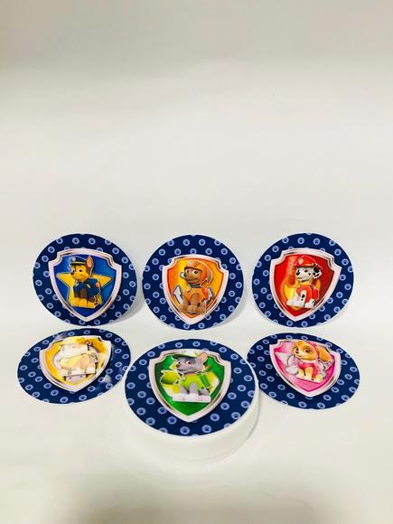 Aplique 3D Patrulha Canina - Latinhas