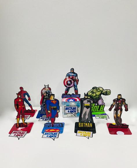 Aplique 3d Super Heróis