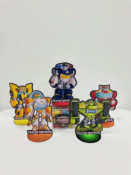 Aplique 3D Transformers Rescue Bots - 6cm