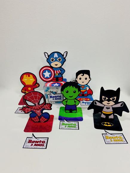 Aplique 3d Super Heróis Baby