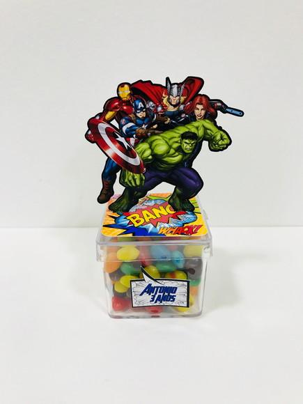 Aplique 3d Vingadores - 6cm
