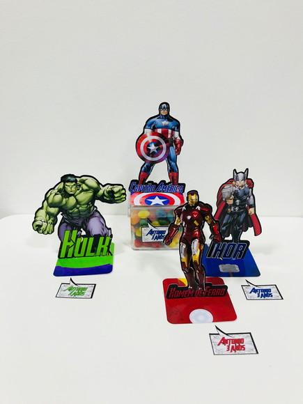 Aplique 3d Vingadores - 7cm