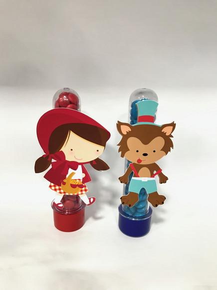 Aplique Chapeuzinho Vermelho - Tubetes