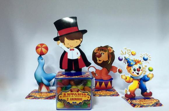 Aplique Circo 3D - 9cm