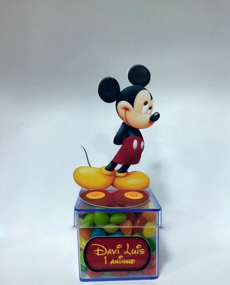 Aplique Mickey 3D - 9cm com tag