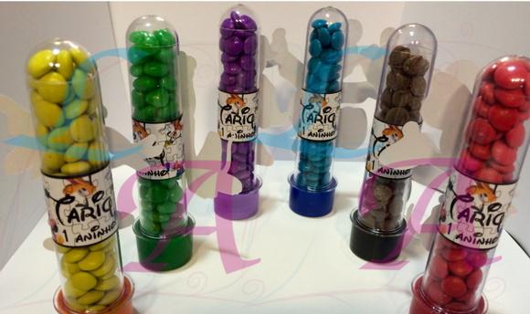 Aplique p tubete + rótulo Turma Mickey
