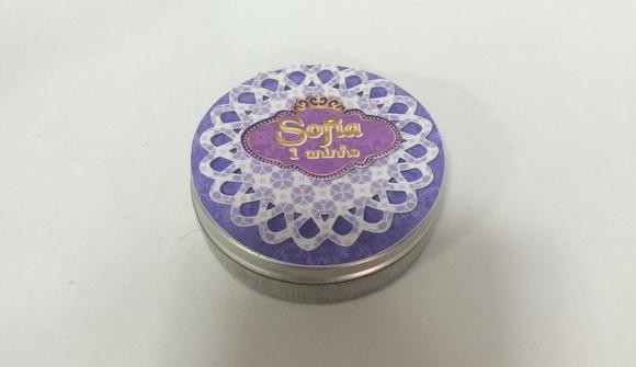 Aplique para Latinha Princesa Sofia