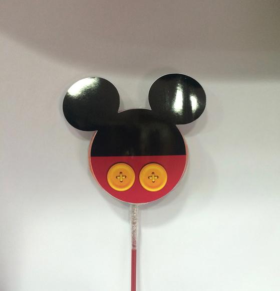Aplique para Pirulitos Turma do Mickey