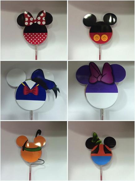 Aplique para Pirulitos Turma do Mickey