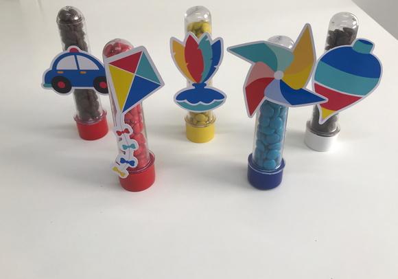 Aplique para tubete Brinquedos