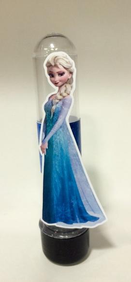 Aplique para tubete Frozen
