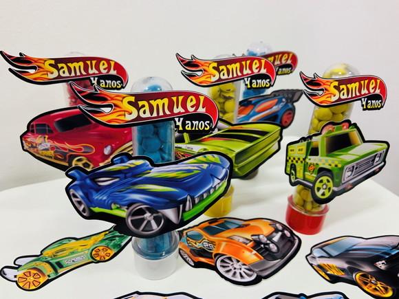 Aplique para Tubete Hot Wheels