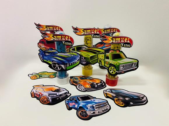 Aplique para Tubete Hot Wheels