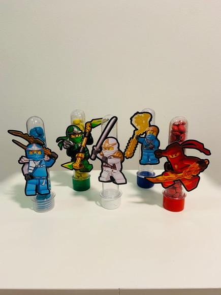 Aplique para Tubete Ninjago - 9cm