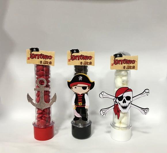 Aplique para tubete Piratas