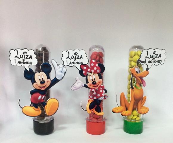 Aplique para Tubete Turma do Mickey - 9,5cm